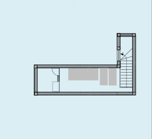 Floor plan of the basement