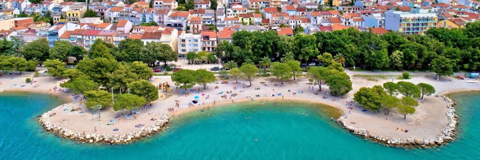 Blick auf den Strand